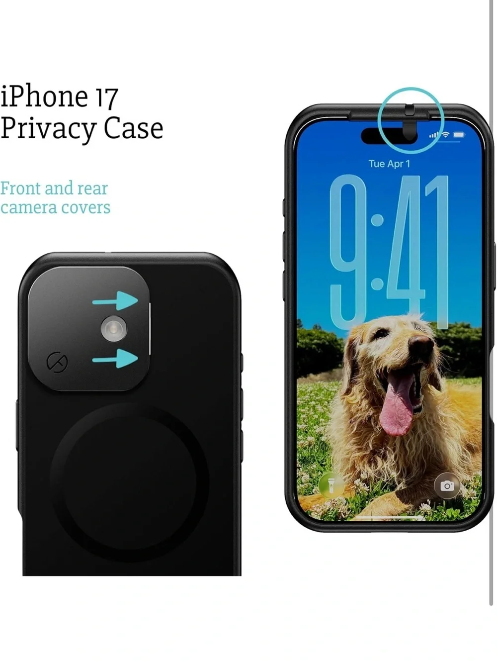 Spy-Fy IPhone 17 Privacy Case Front And Rear Camera Covers 998-lb3)